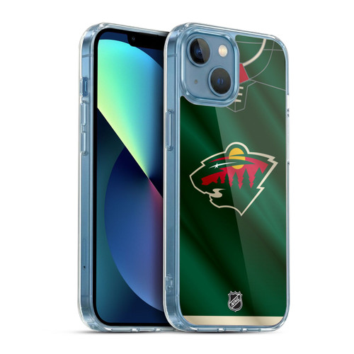 NHL Minnesota Wild Jersey Soft Gel Case for Apple iPhone 13 Mini