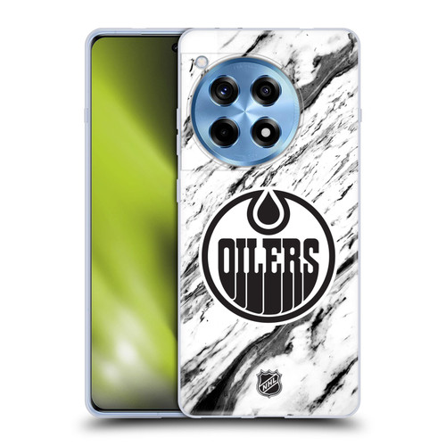 NHL Edmonton Oilers Marble Soft Gel Case for OPPO OnePlus Ace 3 5G