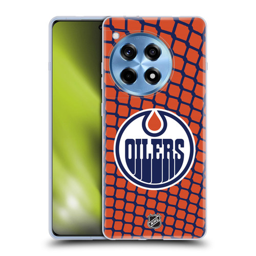 NHL Edmonton Oilers Net Pattern Soft Gel Case for OPPO OnePlus Ace 3 5G