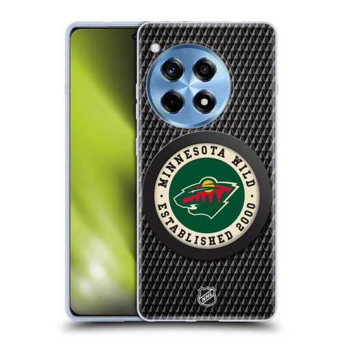 NHL Minnesota Wild Puck Texture Soft Gel Case for OPPO OnePlus Ace 3 5G