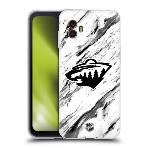 NHL Minnesota Wild Marble Soft Gel Case for Samsung Galaxy Xcover6 Pro/Pro2