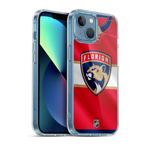 NHL Florida Panthers Jersey Soft Gel Case for Apple iPhone 13 Mini