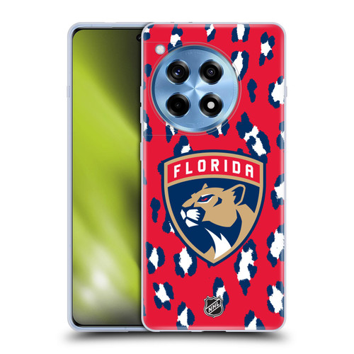 NHL Florida Panthers Leopard Pattern Soft Gel Case for OPPO OnePlus Ace 3 5G