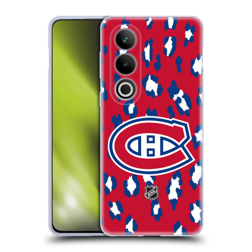 NHL Montreal Canadiens Leopard Pattern Soft Gel Case for OPPO OnePlus Ace 3V 5G