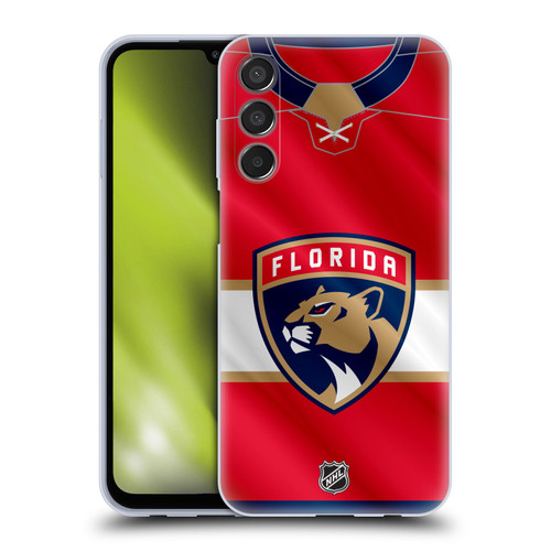 NHL Florida Panthers Jersey Soft Gel Case for Samsung Galaxy M15/F15 5G