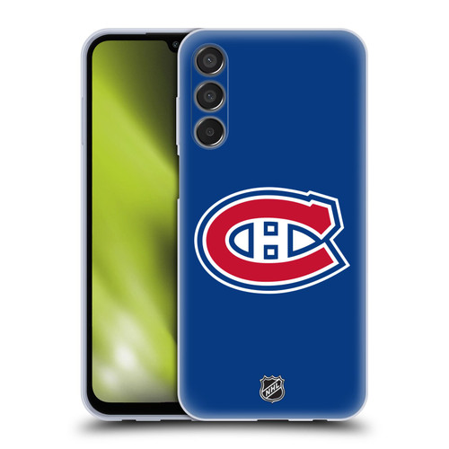 NHL Montreal Canadiens Plain Soft Gel Case for Samsung Galaxy M15/F15 5G