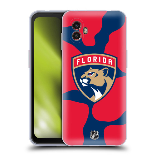 NHL Florida Panthers Cow Pattern Soft Gel Case for Samsung Galaxy Xcover6 Pro/Pro2