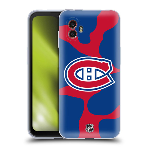 NHL Montreal Canadiens Cow Pattern Soft Gel Case for Samsung Galaxy Xcover6 Pro/Pro2