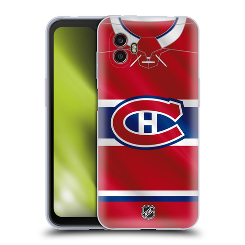 NHL Montreal Canadiens Jersey Soft Gel Case for Samsung Galaxy Xcover6 Pro/Pro2