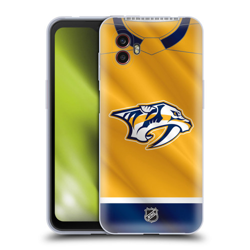 NHL Nashville Predators Jersey Soft Gel Case for Samsung Galaxy Xcover6 Pro/Pro2