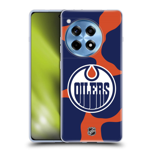 NHL Edmonton Oilers Cow Pattern Soft Gel Case for OPPO OnePlus Ace 3 5G
