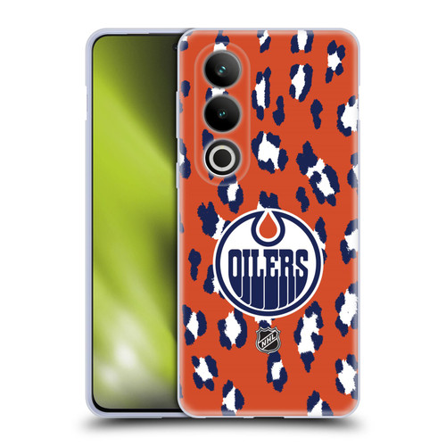 NHL Edmonton Oilers Leopard Pattern Soft Gel Case for OPPO OnePlus Ace 3V 5G
