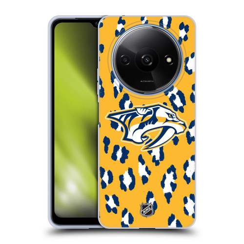 NHL Nashville Predators Leopard Pattern Soft Gel Case for Xiaomi Redmi A3