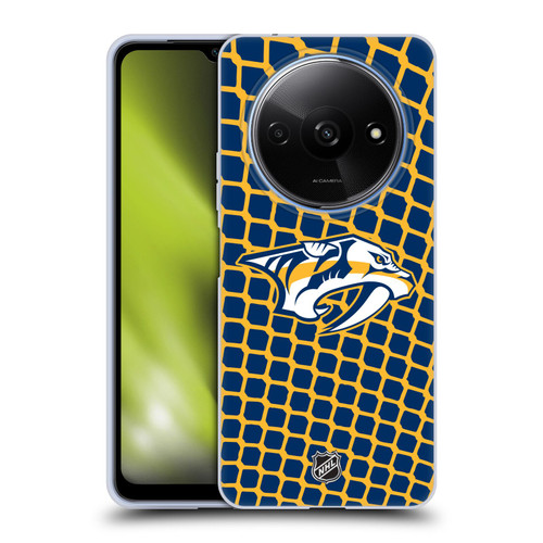 NHL Nashville Predators Net Pattern Soft Gel Case for Xiaomi Redmi A3