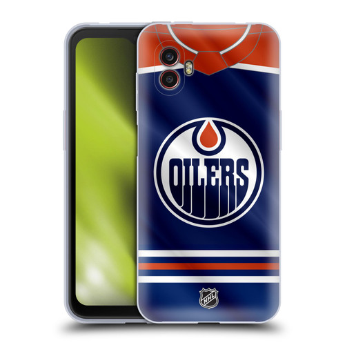 NHL Edmonton Oilers Jersey Soft Gel Case for Samsung Galaxy Xcover6 Pro/Pro2