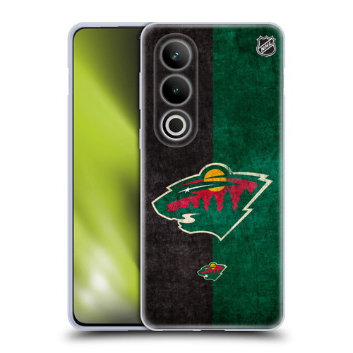 NHL Minnesota Wild Half Distressed Soft Gel Case for OPPO OnePlus Ace 3V 5G