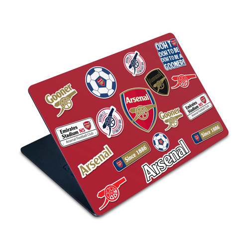 Arsenal FC Logos Collage Vinyl Sticker Skin Decal Cover for Apple MacBook Air 15" M2/A3448 2023/2026