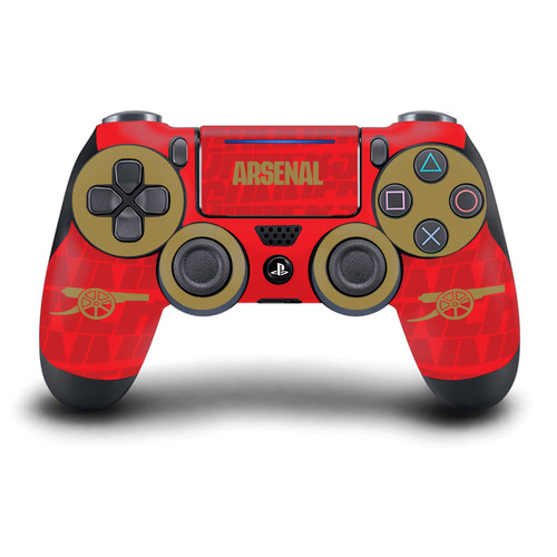 Arsenal FC Logos Red and Gold Crest Vinyl Sticker Skin Decal Cover for Sony DualShock 4 Controller