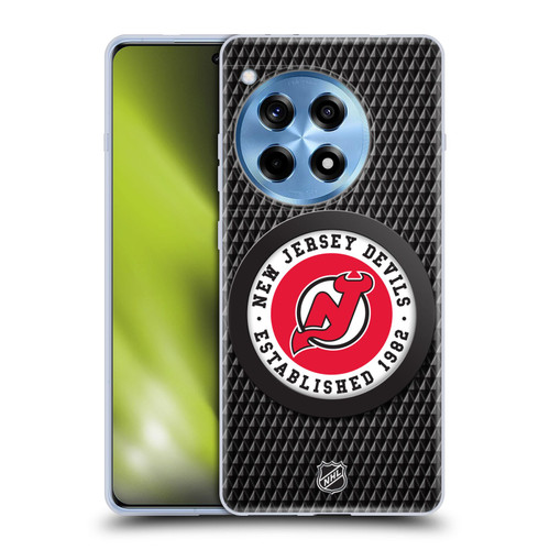 NHL New Jersey Devils Puck Texture Soft Gel Case for OPPO OnePlus Ace 3 5G