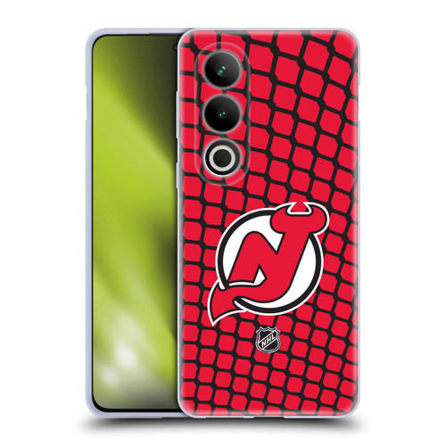 NHL New Jersey Devils Net Pattern Soft Gel Case for OPPO OnePlus Ace 3V 5G