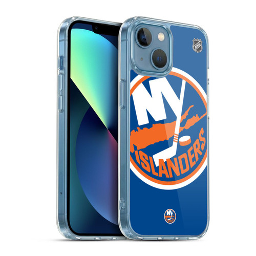 NHL New York Islanders Oversized Soft Gel Case for Apple iPhone 13 Mini