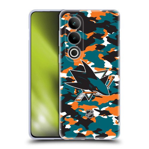 NHL San Jose Sharks Camouflage Soft Gel Case for OPPO OnePlus Ace 3V 5G