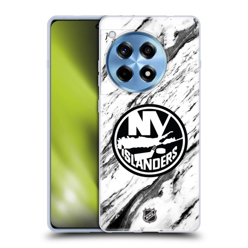 NHL New York Islanders Marble Soft Gel Case for OPPO OnePlus Ace 3 5G