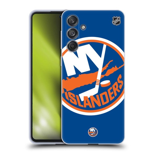 NHL New York Islanders Oversized Soft Gel Case for Samsung Galaxy M55 5G