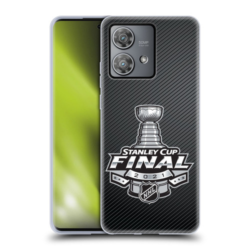 NHL 2021 Stanley Cup Final Stripes Soft Gel Case for Motorola Edge 40 Neo 5G