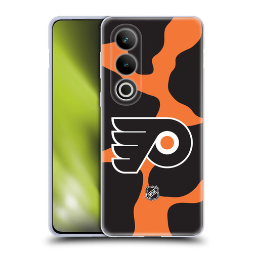 NHL Philadelphia Flyers Cow Pattern Soft Gel Case for OPPO OnePlus Ace 3V 5G