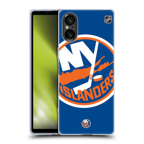 NHL New York Islanders Oversized Soft Gel Case for Sony Xperia 5 V 5G