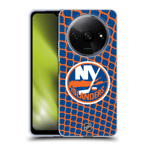 NHL New York Islanders Net Pattern Soft Gel Case for Xiaomi Redmi A3
