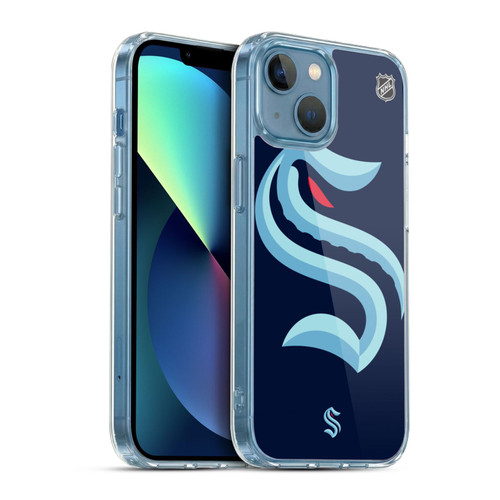 NHL Seattle Kraken Oversized Soft Gel Case for Apple iPhone 13 Mini