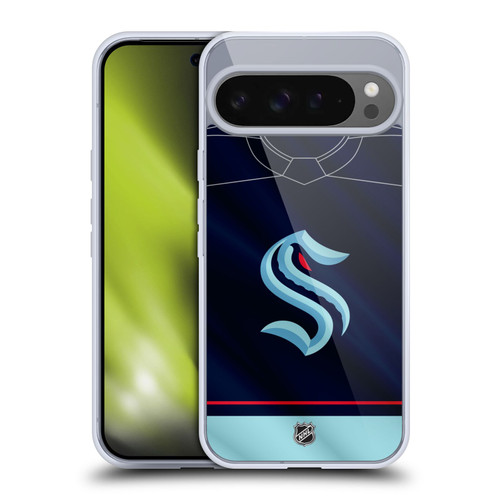 NHL Seattle Kraken Jersey Soft Gel Case for Google Pixel 9 Pro XL
