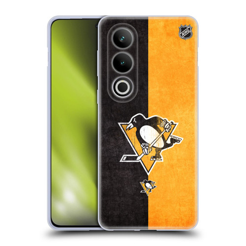 NHL Pittsburgh Penguins Half Distressed Soft Gel Case for OPPO OnePlus Ace 3V 5G