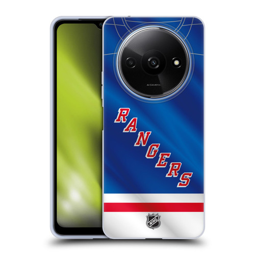 NHL New York Rangers Jersey Soft Gel Case for Xiaomi Redmi A3