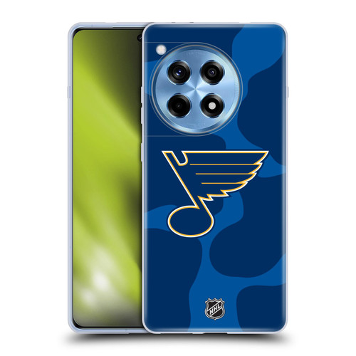 NHL St Louis Blues Cow Pattern Soft Gel Case for OPPO OnePlus Ace 3 5G