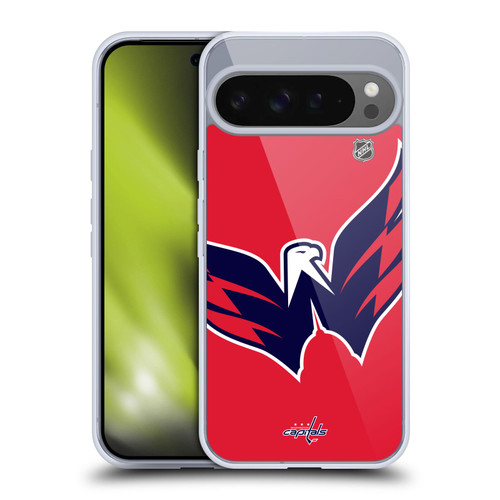 NHL Washington Capitals Oversized Soft Gel Case for Google Pixel 9 Pro XL