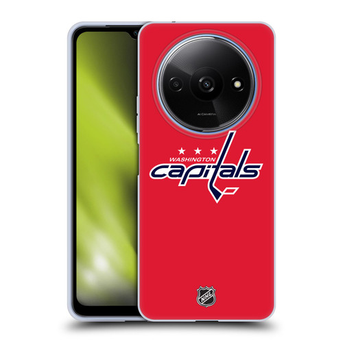 NHL Washington Capitals Plain Soft Gel Case for Xiaomi Redmi A3