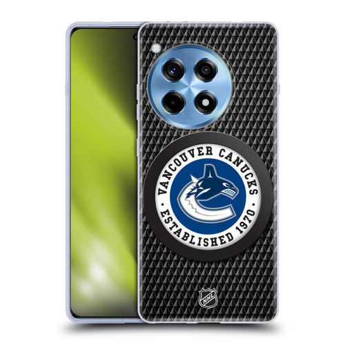 NHL Vancouver Canucks Puck Texture Soft Gel Case for OPPO OnePlus Ace 3 5G