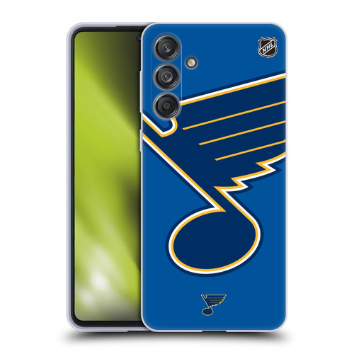 NHL St Louis Blues Oversized Soft Gel Case for Samsung Galaxy M55 5G
