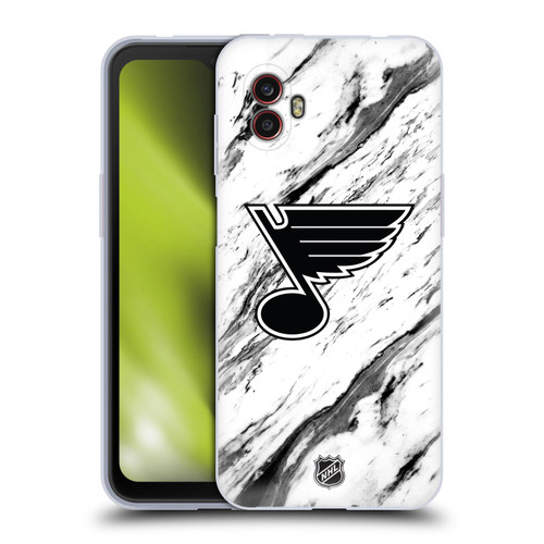 NHL St Louis Blues Marble Soft Gel Case for Samsung Galaxy Xcover6 Pro/Pro2