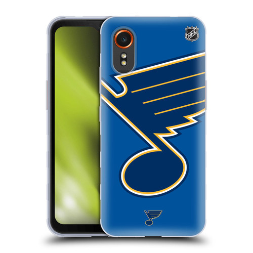 NHL St Louis Blues Oversized Soft Gel Case for Samsung Galaxy Xcover7 5G