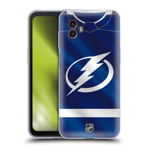 NHL Tampa Bay Lightning Jersey Soft Gel Case for Samsung Galaxy Xcover6 Pro/Pro2