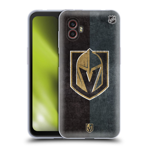 NHL Vegas Golden Knights Half Distressed Soft Gel Case for Samsung Galaxy Xcover6 Pro/Pro2