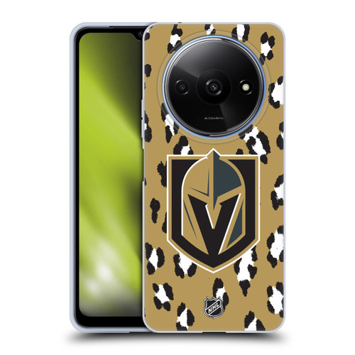 NHL Vegas Golden Knights Leopard Patten Soft Gel Case for Xiaomi Redmi A3