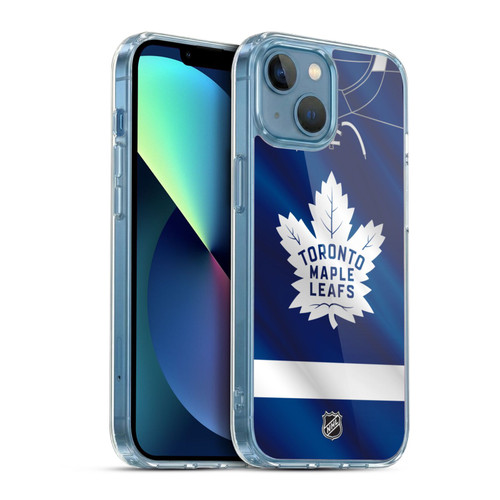 NHL Toronto Maple Leafs Jersey Soft Gel Case for Apple iPhone 13 Mini & MagSafe