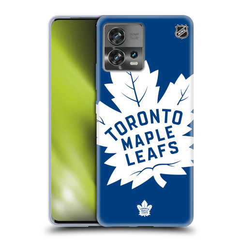 NHL Toronto Maple Leafs Oversized Soft Gel Case for Motorola Moto Edge 30 Fusion