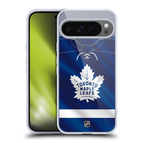 NHL Toronto Maple Leafs Jersey Soft Gel Case for Google Pixel 9 Pro XL
