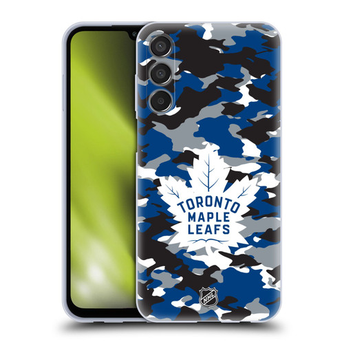 NHL Toronto Maple Leafs Camouflage Soft Gel Case for Samsung Galaxy M15/F15 5G